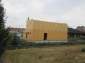 Průběh stavby dřevostavby Prostějov 2014
