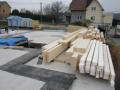 Průběh stavby dřevostavby Blansko klepačov