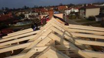 Průběh stavby dřevostavby Držovice