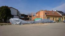Průběh stavby dřevostavby Vyškov 3
