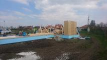 Průběh stavby dřevostavby nezamyslice