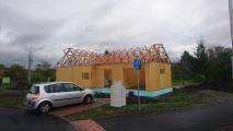 Průběh stavby dřevostavby nezamyslice