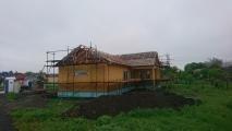Průběh stavby dřevostavby nezamyslice