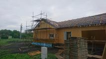 Průběh stavby dřevostavby nezamyslice