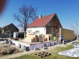 Průběh stavby dřevostavby Štarnov