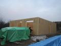 Průběh stavby dřevostavby Hrubčice