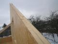 Průběh stavby dřevostavby Hrubčice