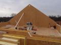 Průběh stavby dřevostavby Hrubčice