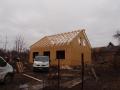 Průběh stavby dřevostavby Hrubčice