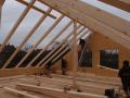 Průběh stavby dřevostavby Hrubčice