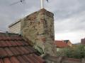 Průběh stavby dřevostavby fasada Vrahovice