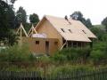 Průběh stavby dřevostavby Warnsdorf
